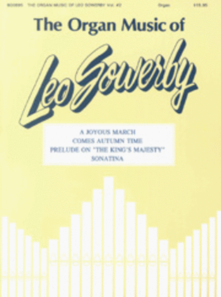 Book cover for The Organ Music of Leo Sowerby - Volume 2