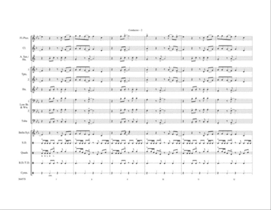 California Gurls Marching Band scores gallery preview page 3