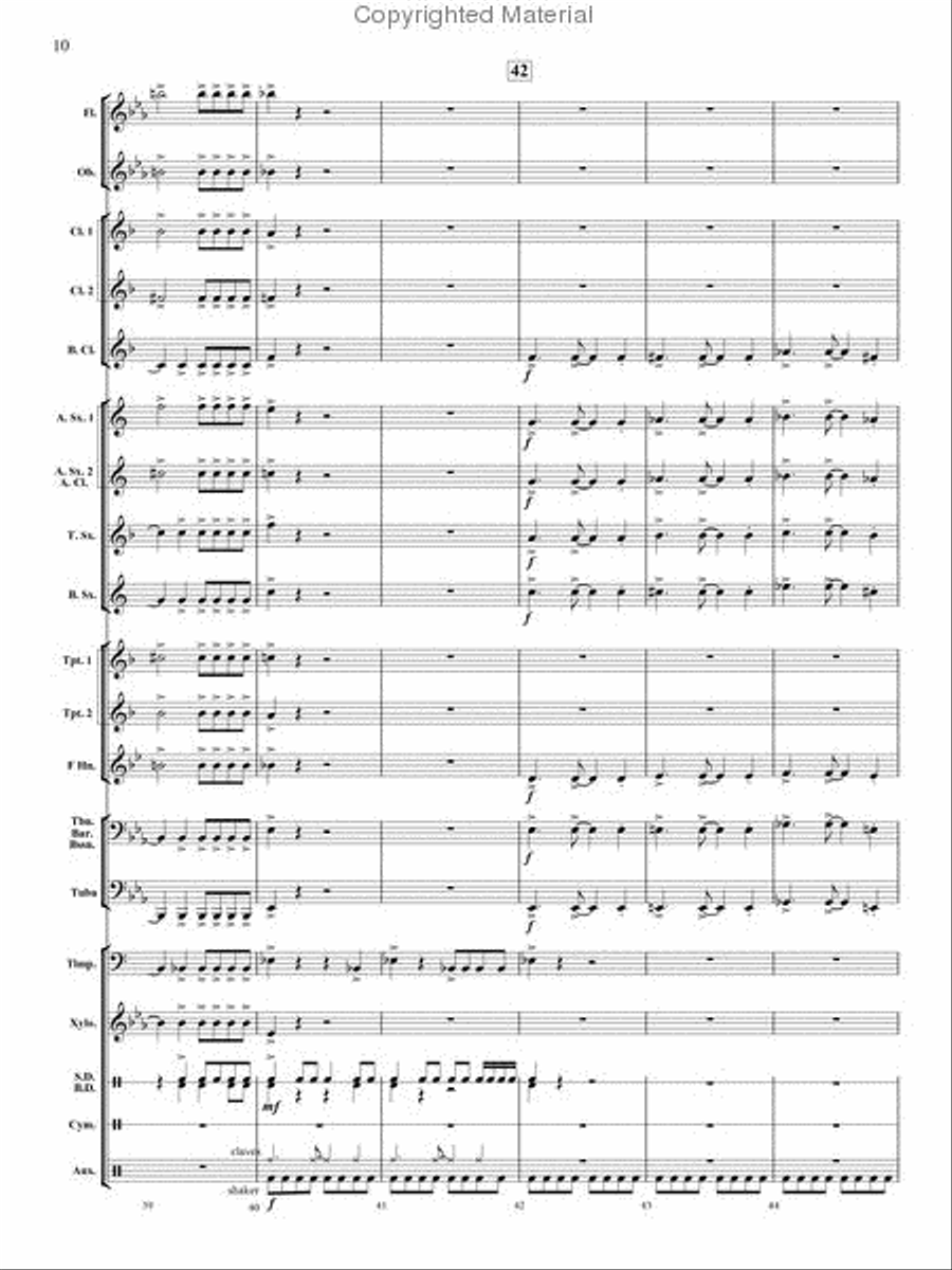 Spania Concert Band scores gallery preview page 9