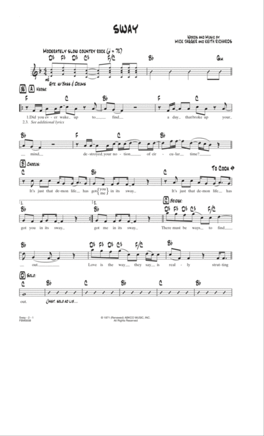 Sway School and Community scores gallery preview page 1