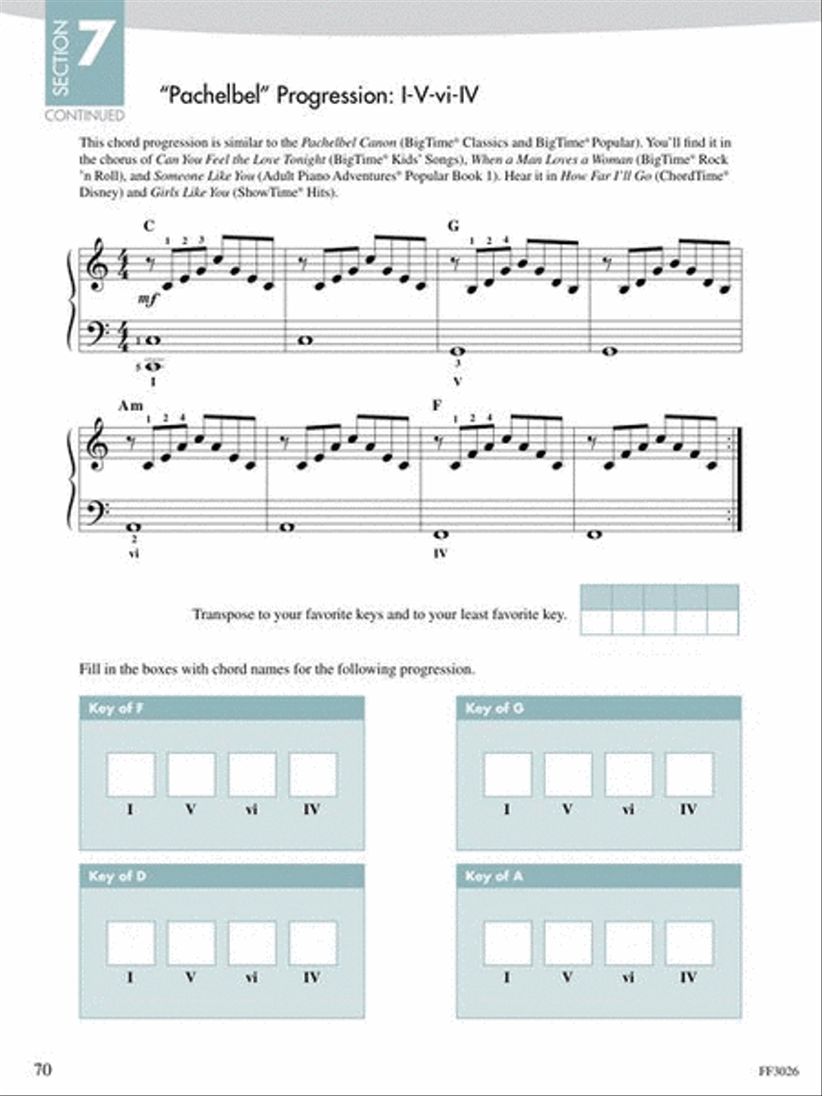 Piano Adventures Scale and Chord Book 3 Piano Method scores gallery preview page 8
