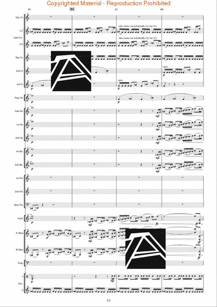 Surround Sound Brass Band scores gallery preview page 20