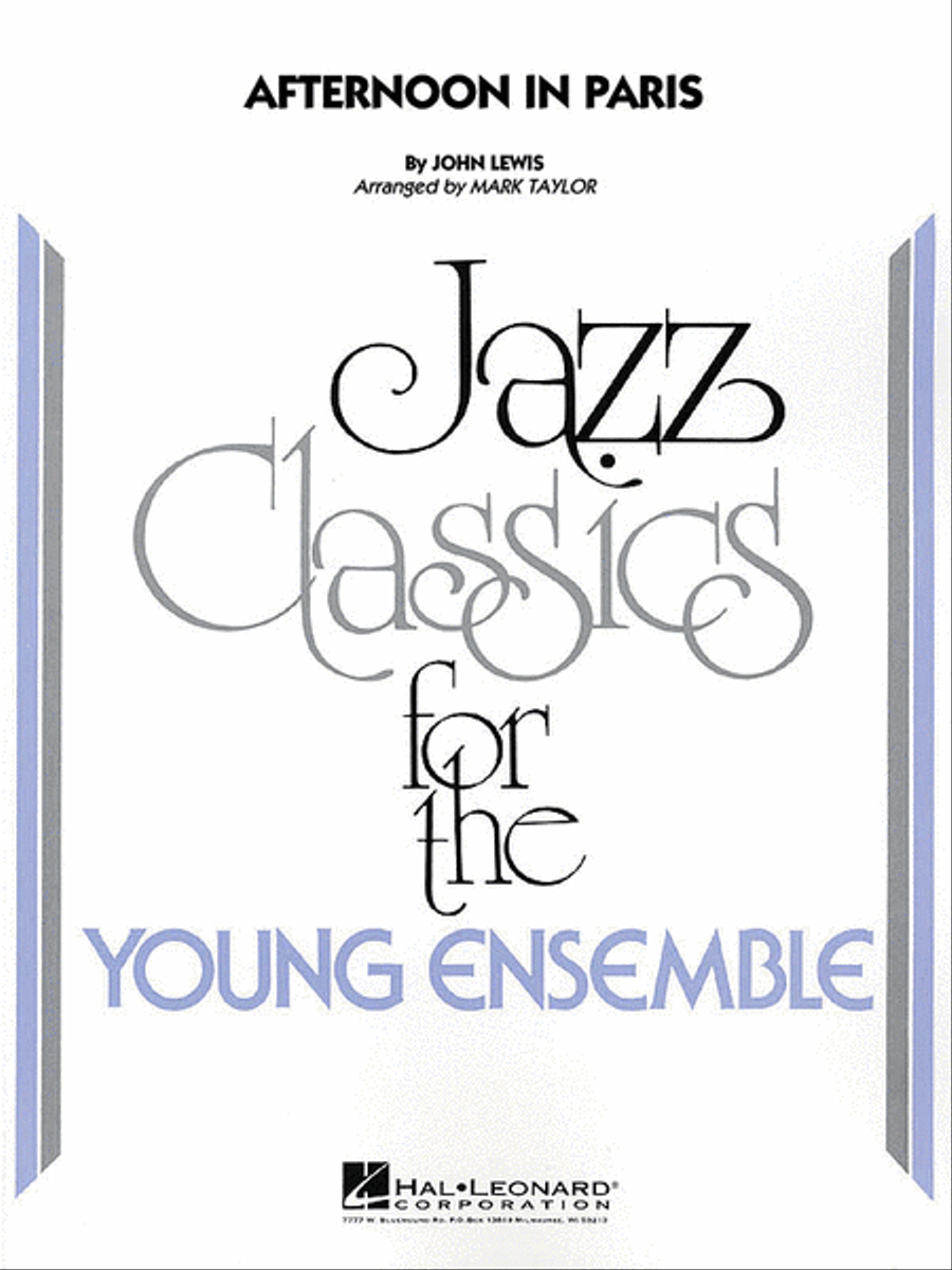 Afternoon in Paris Jazz Ensemble scores gallery preview page 1