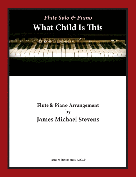 What Child Is This - Christmas Flute & Piano image number null
