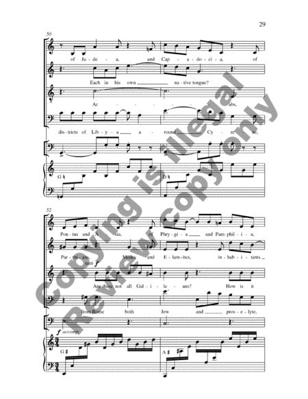 Pentecost Cantata (Choral Score)