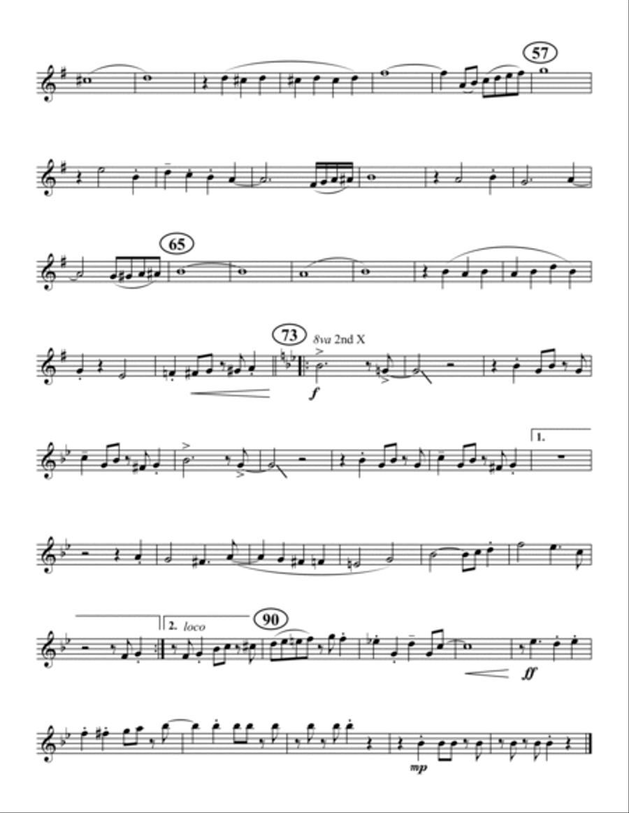 Limehouse Blues Saxophone Quartet scores gallery preview page 5