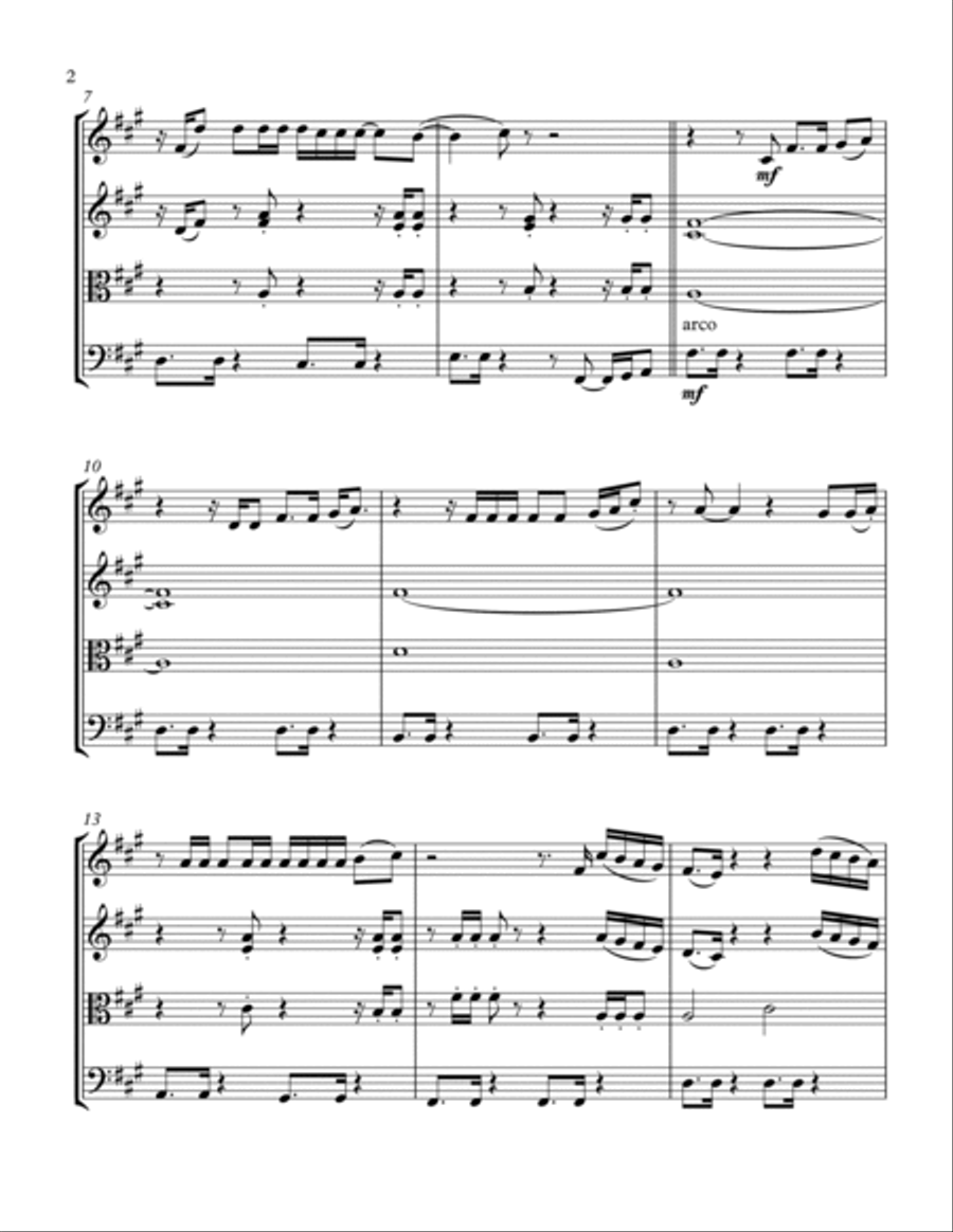 I Choose You String Quartet scores gallery preview page 5