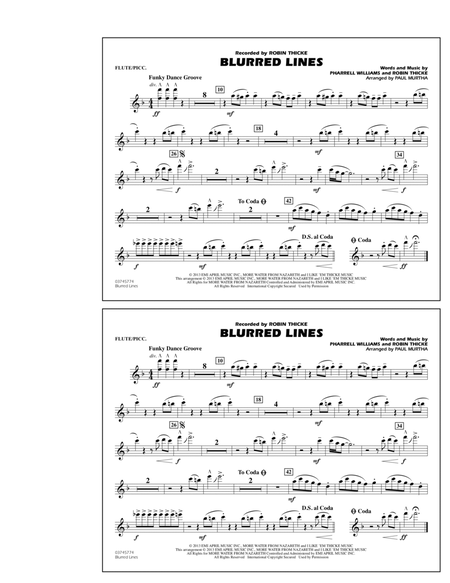 Blurred Lines - Flute/Piccolo