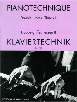 Book cover for Double notes: Thirds 2