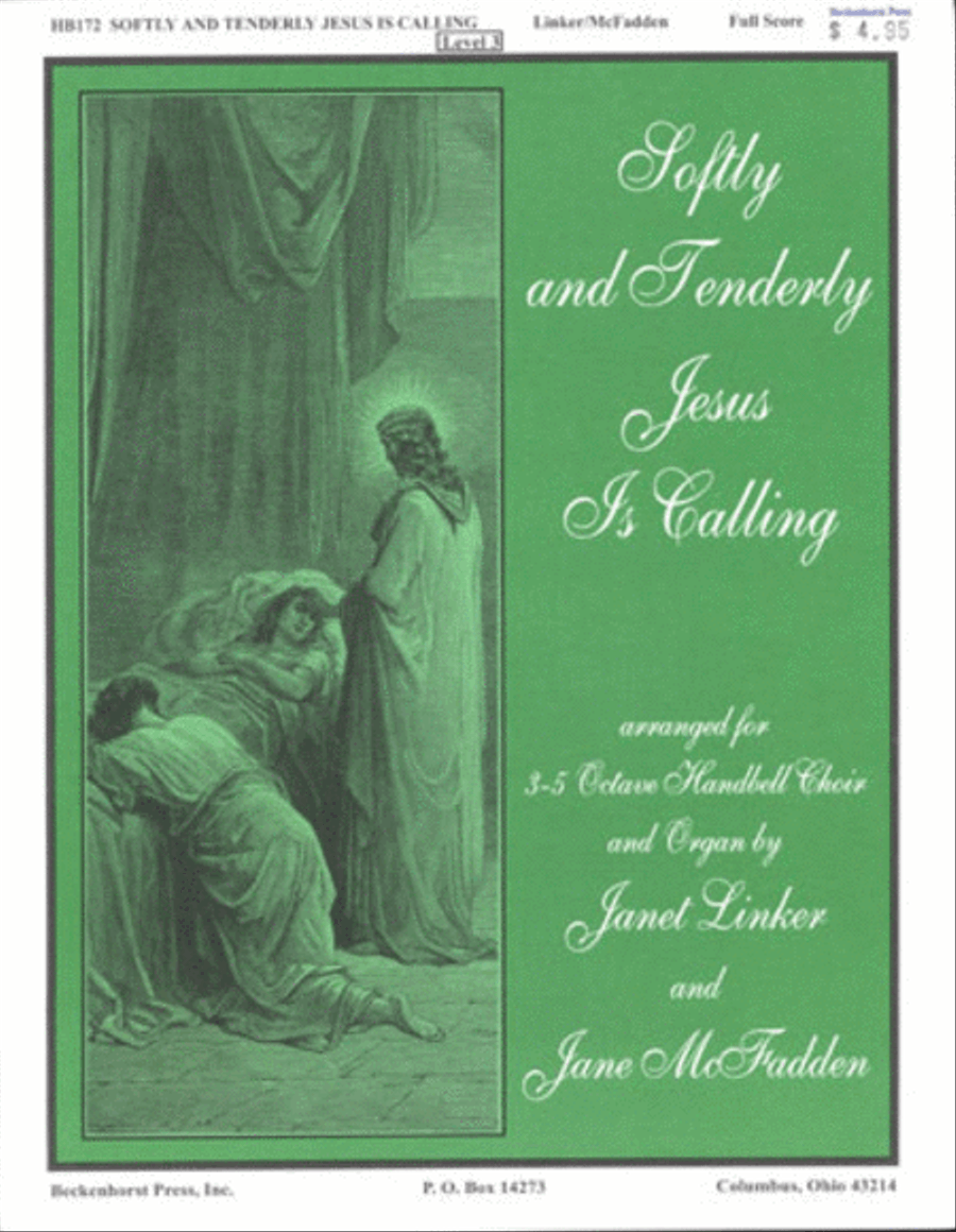 Softly and Tenderly Jesus Is Calling - full score Handbell Choir scores gallery preview page 1