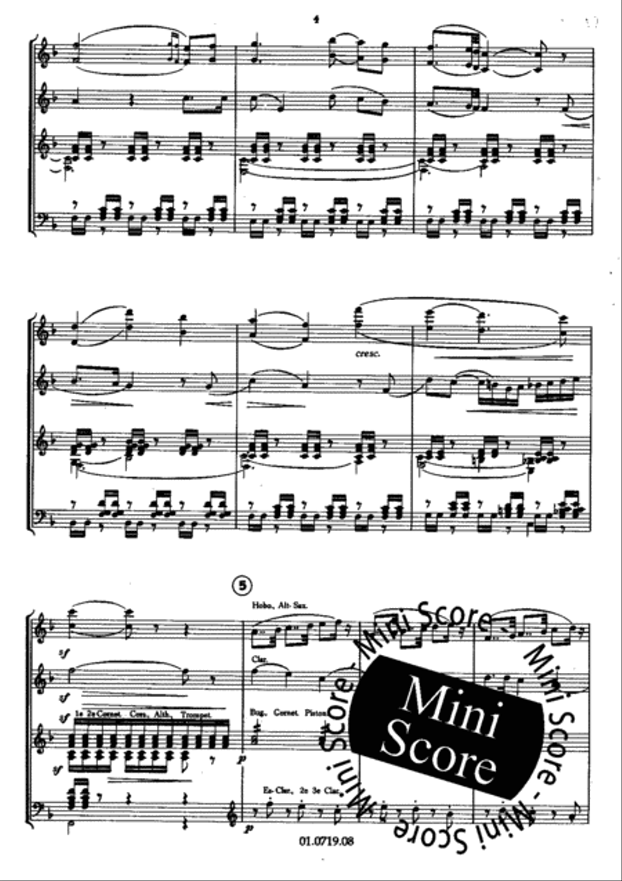 Le Carnaval Romain Le Carnaval Romain Concert Band scores gallery preview page 7