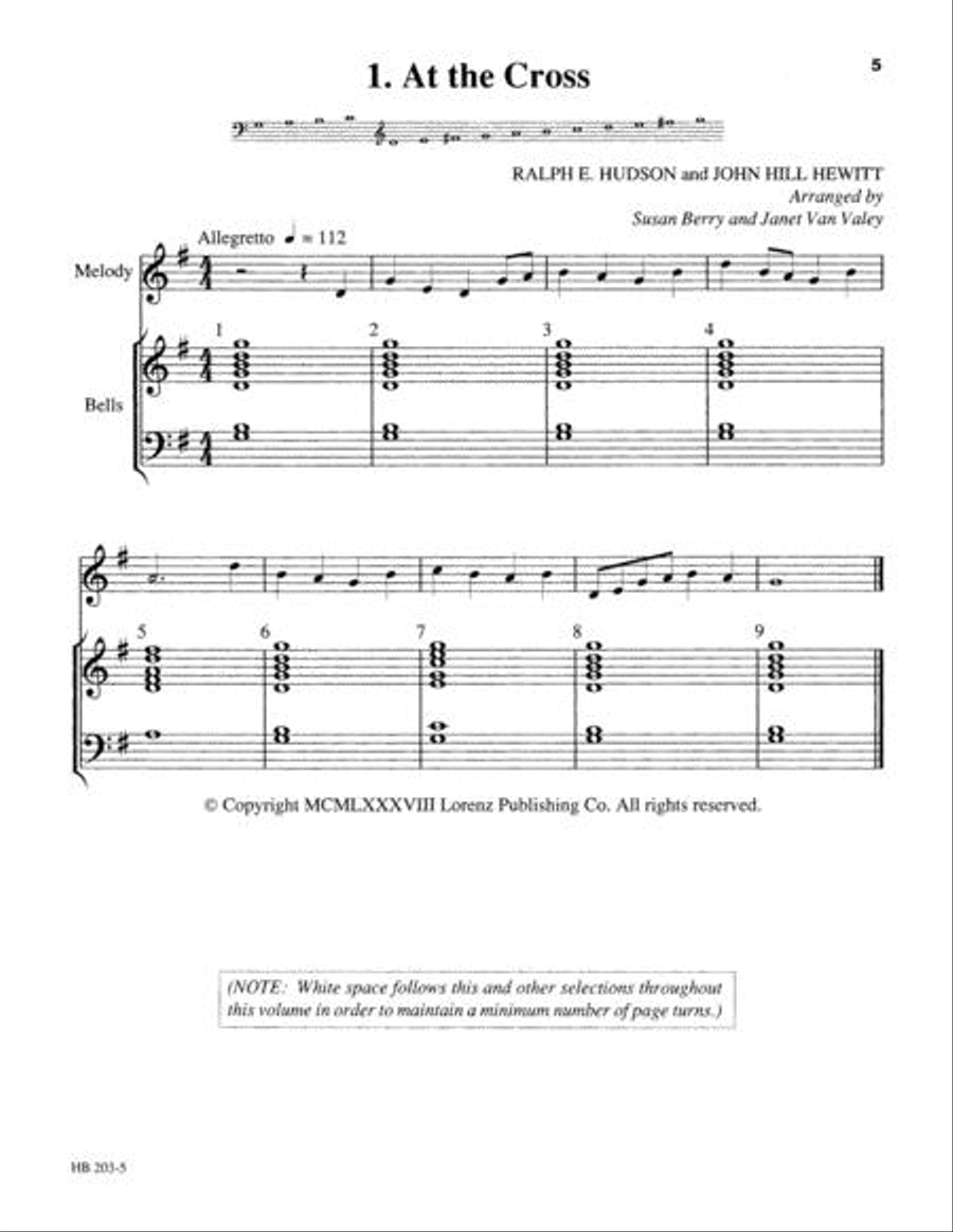 Learning to Ring Favorite Hymns 2-Octaves scores gallery preview page 6
