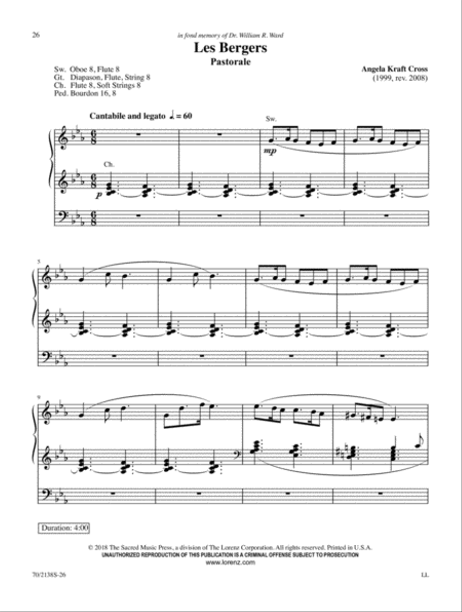 Tree of Life Organ Solo scores gallery preview page 6