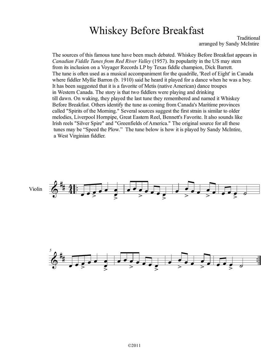 Whiskey Before Breakfast Whiskey Before Breakfast Violin Solo scores gallery preview page 2