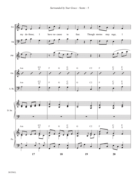Surrounded by Your Grace - Instrumental Ensemble Score and Parts