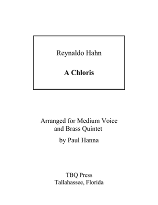 Book cover for A Chloris