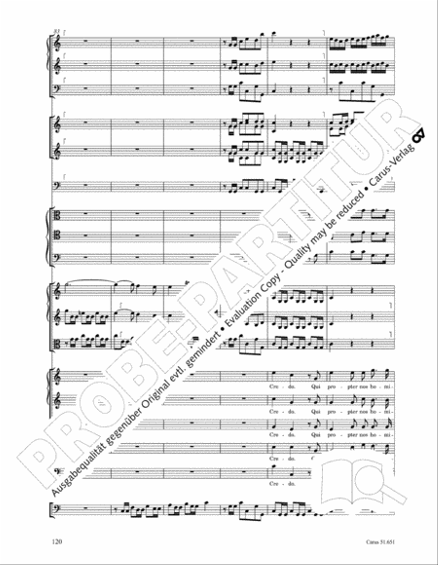 C Minor Mass, K. 427 (Missa in c KV 427) 4-Part scores gallery preview page 136