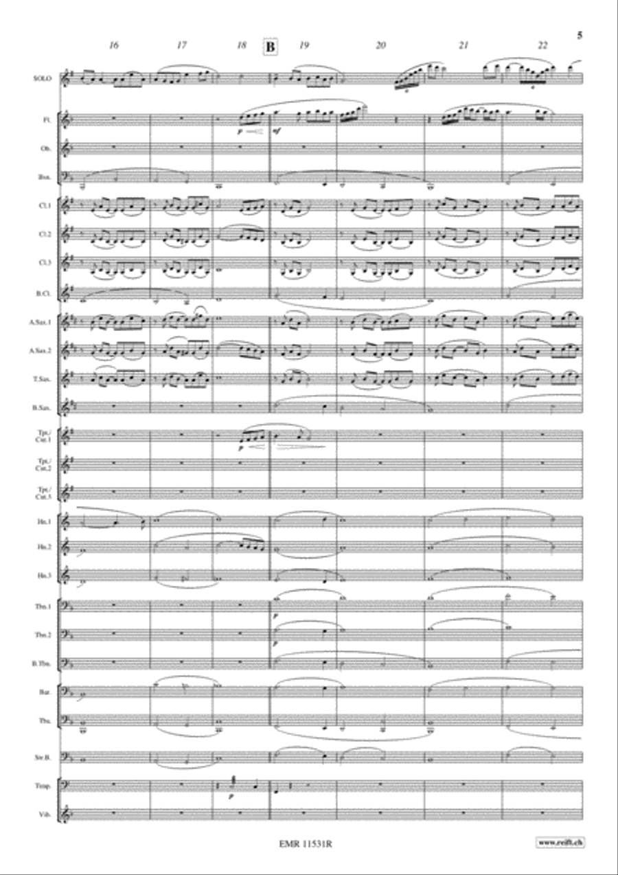 La Califfa Concert Band scores gallery preview page 6