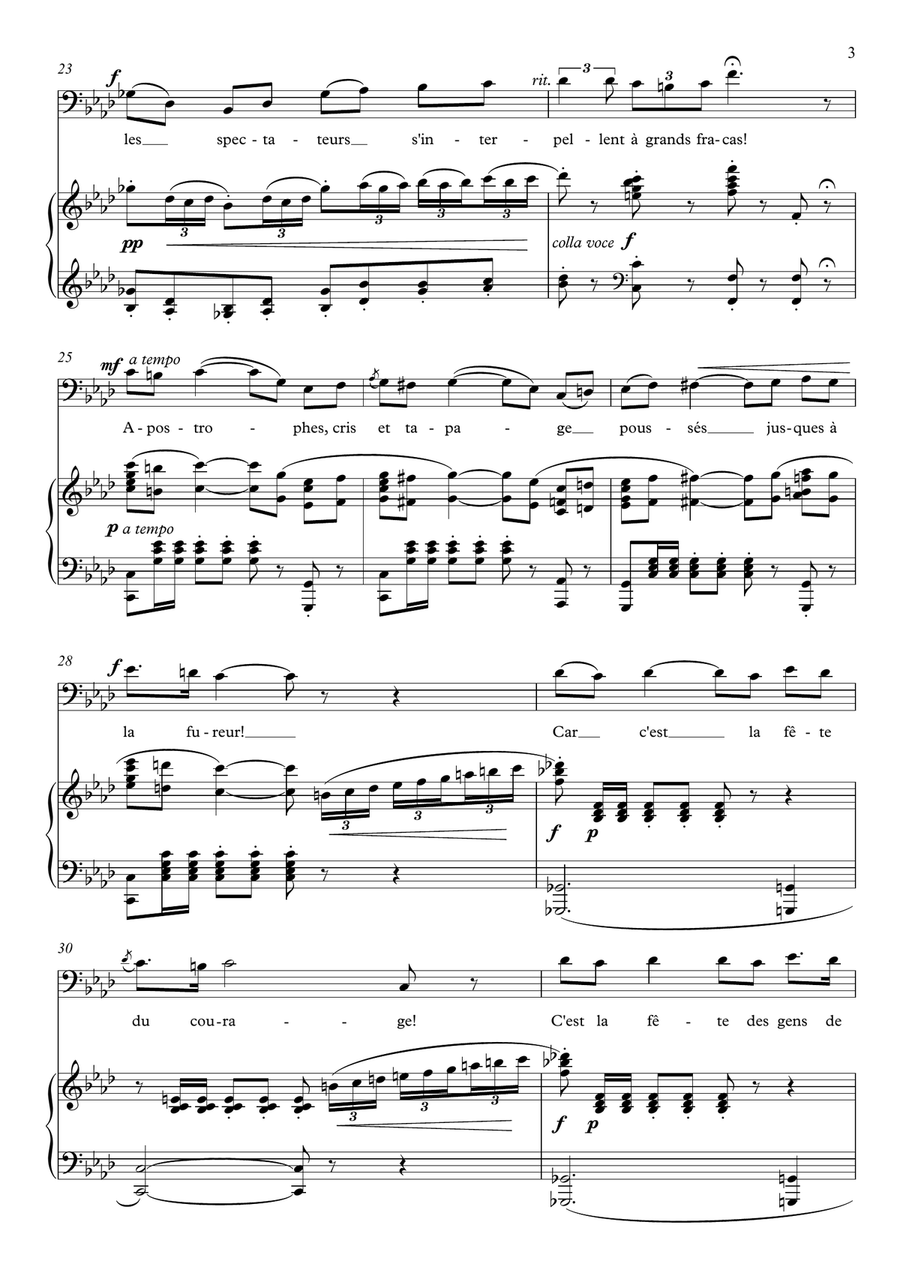 Votre toast (Toreador Song) - Carmen Baritone Horn TC scores gallery preview page 4