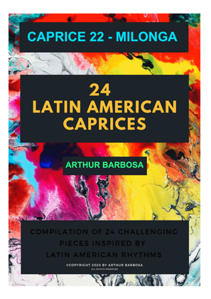 CAPRICE 22 - MILONGA from "24 Latin American Caprices"