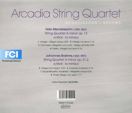 String Quartet a Minor Op. 13