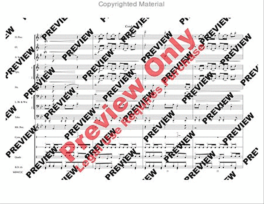 Fox Sports Themes Marching Band scores gallery preview page 6