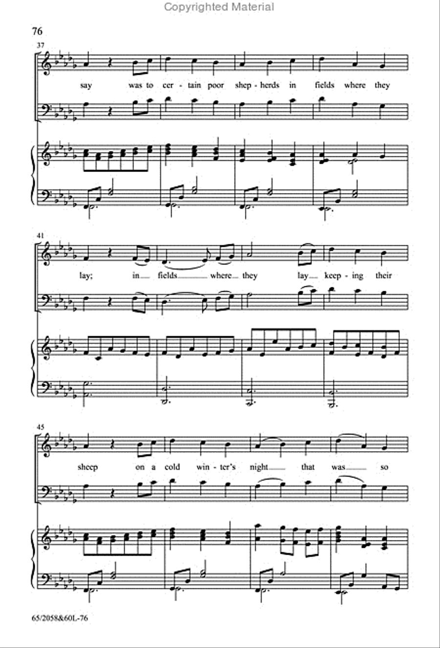 The Christmas Story - SATB Score with Performance CD 4-Part scores gallery preview page 43