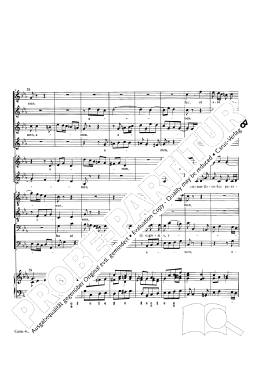 Stabat mater Choir scores gallery preview page 89