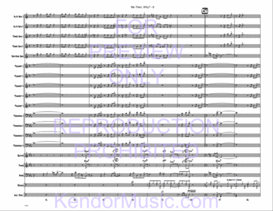 Me Then, Why? Me Then, Why? Jazz Ensemble scores gallery preview page 37
