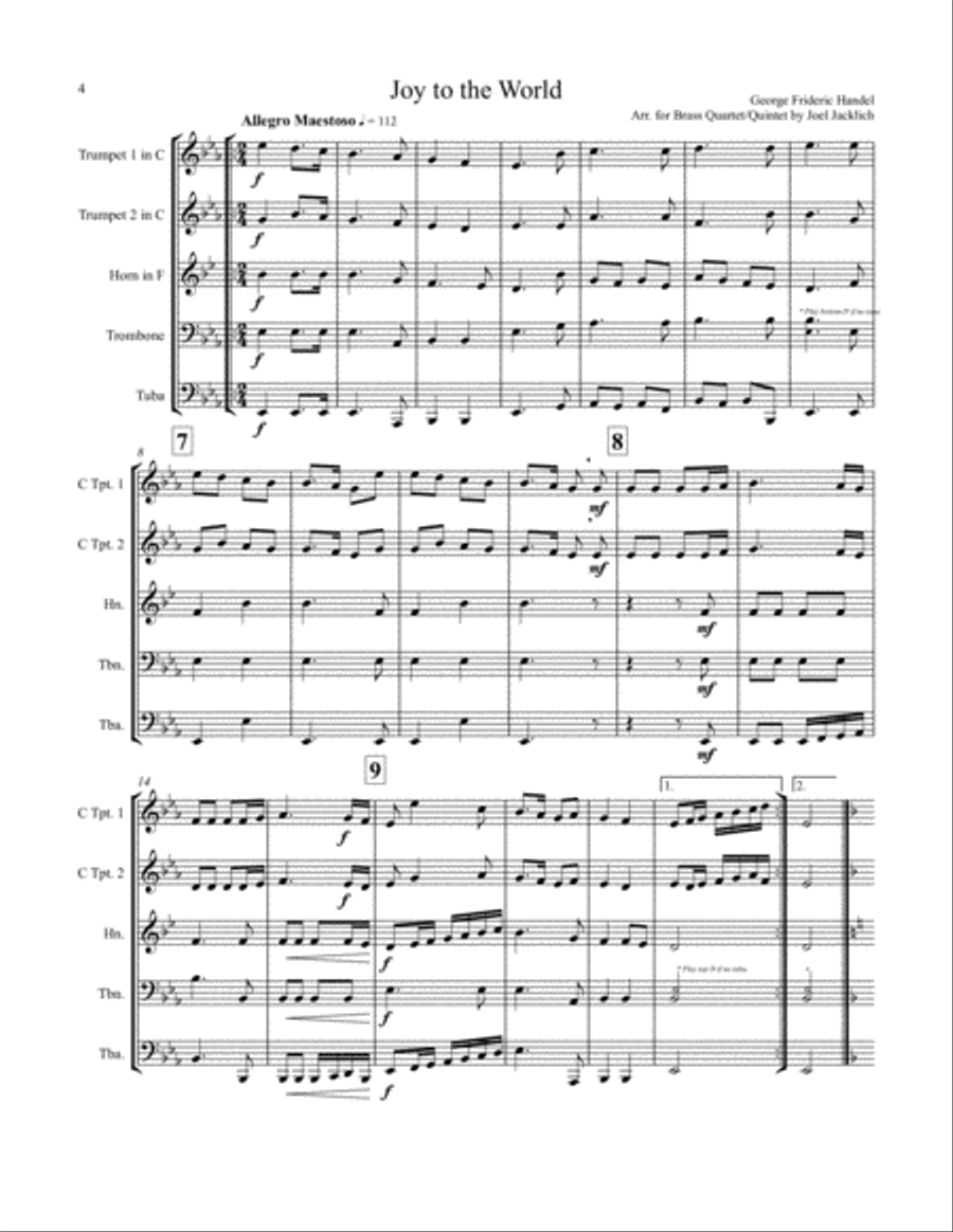 The Big Book of Christmas Carols for Brass Quintet, Vol. II Brass Quintet scores gallery preview page 4