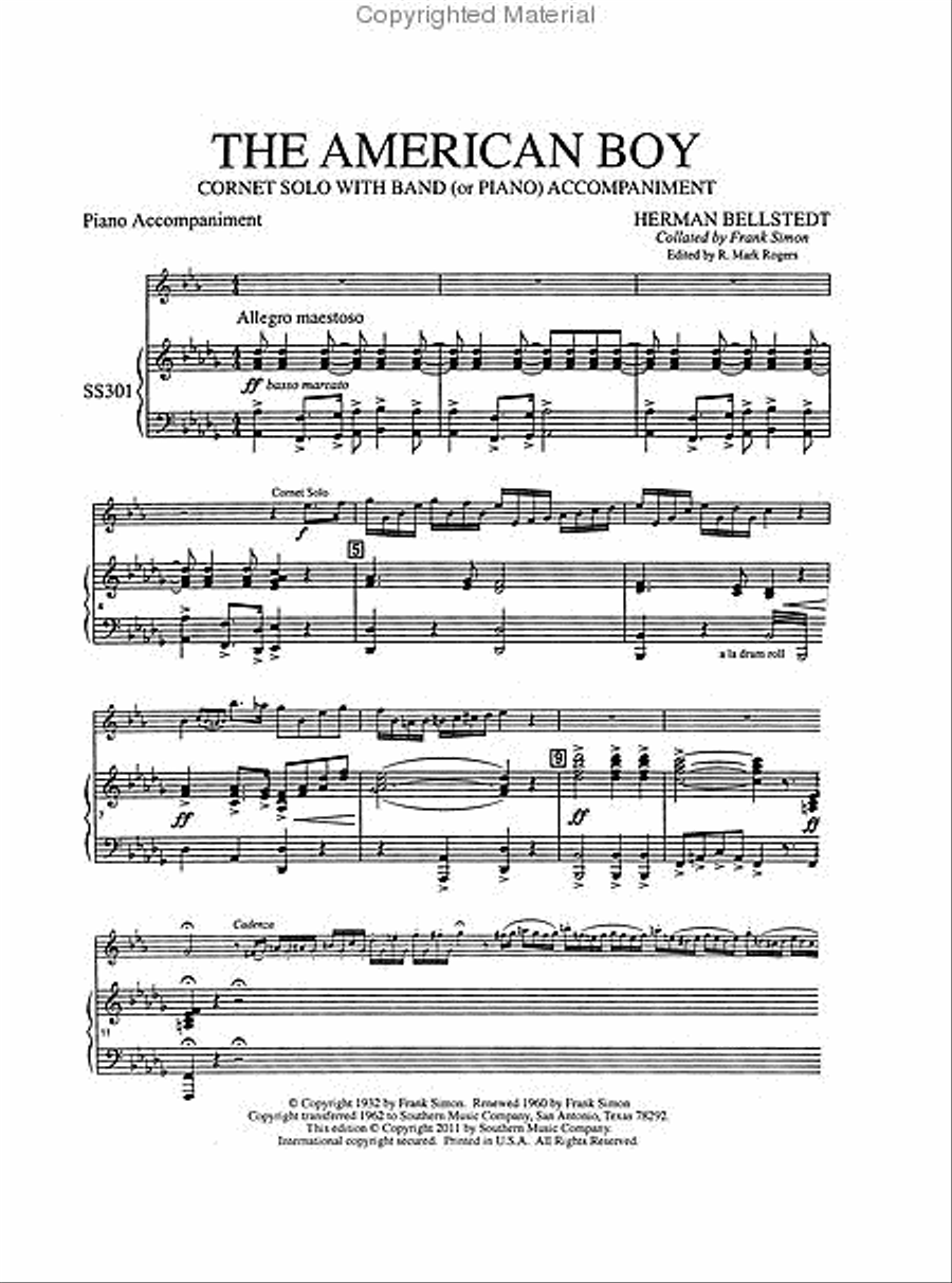 The American Boy Trumpet scores gallery preview page 2