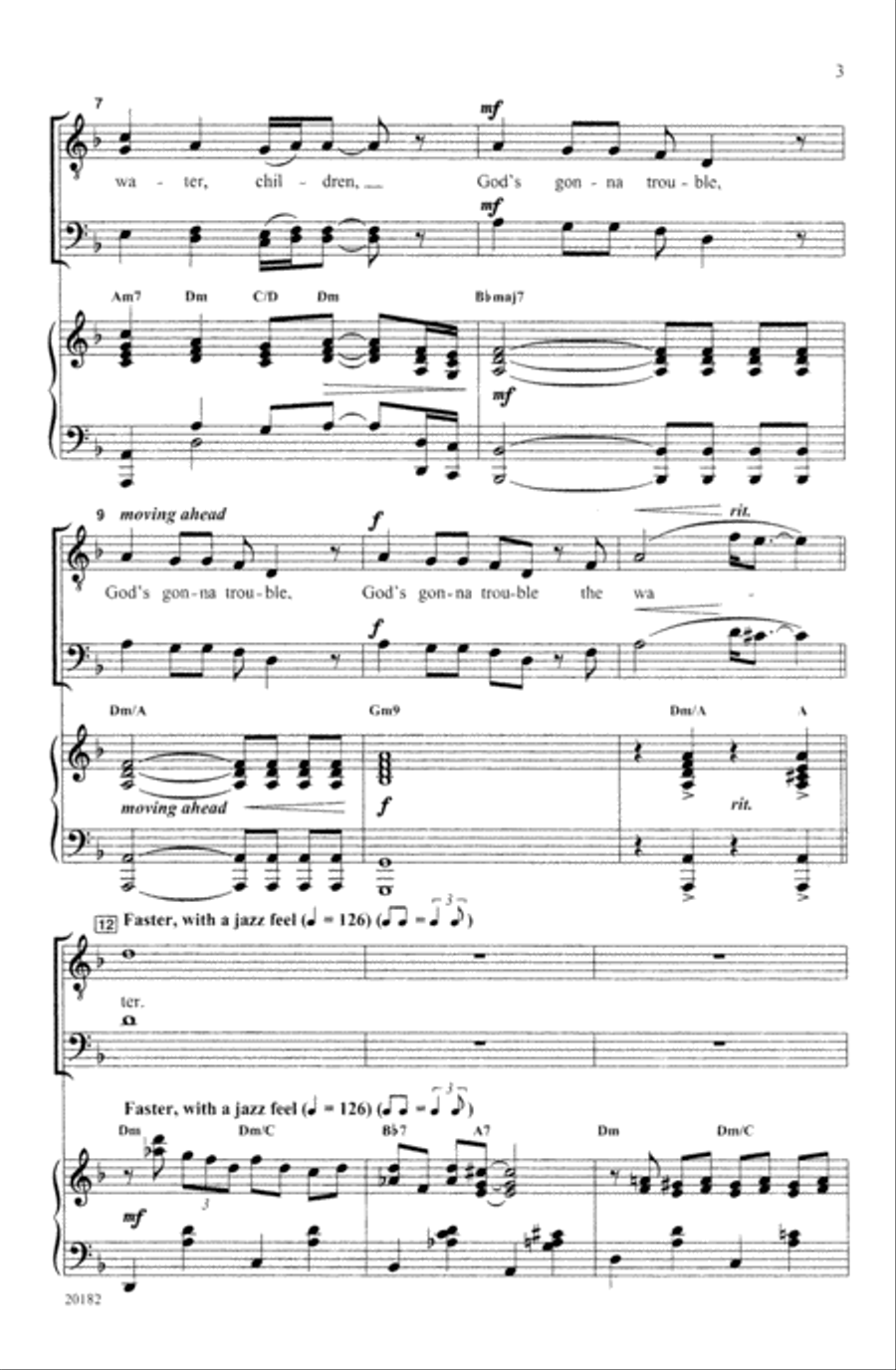 Wade in the Water Choir scores gallery preview page 2