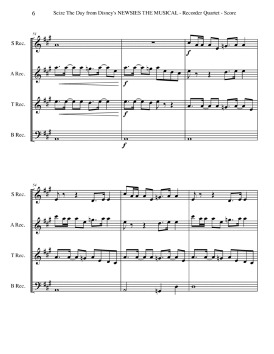 Seize The Day Seize The Day Small Ensemble scores gallery preview page 6