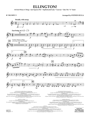 Ellington! (arr. Stephen Bulla) - Bb Trumpet 3