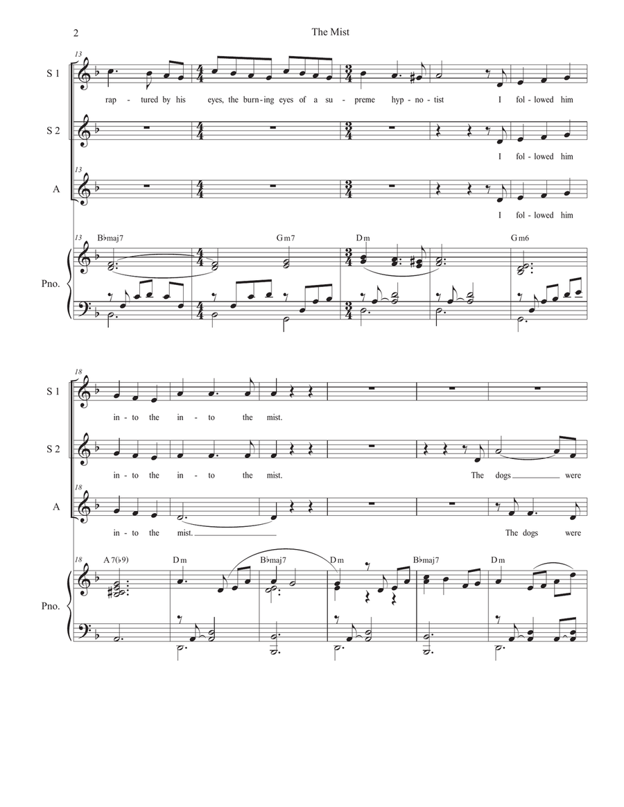 The Mist The Mist SSA scores gallery preview page 2