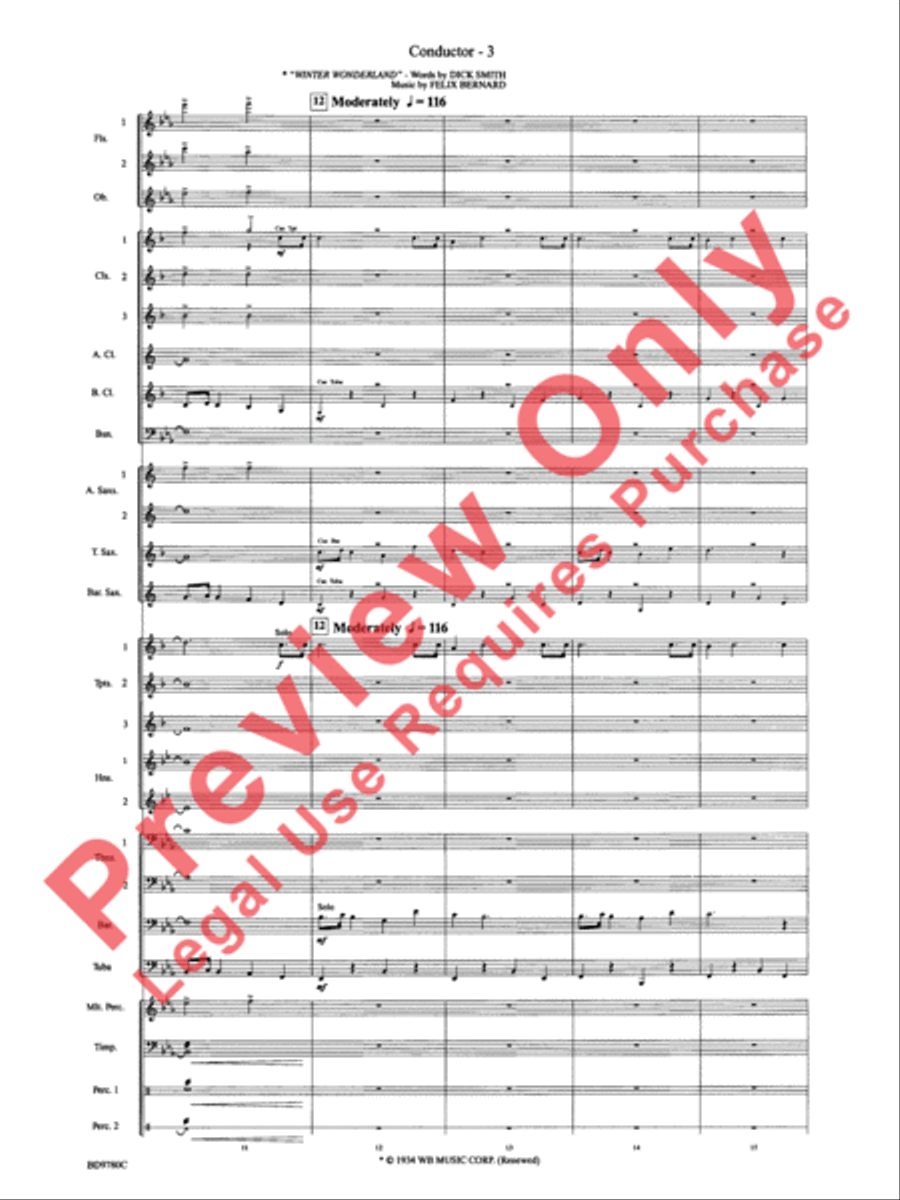 Holiday Cheers Holiday Cheers Concert Band scores gallery preview page 5