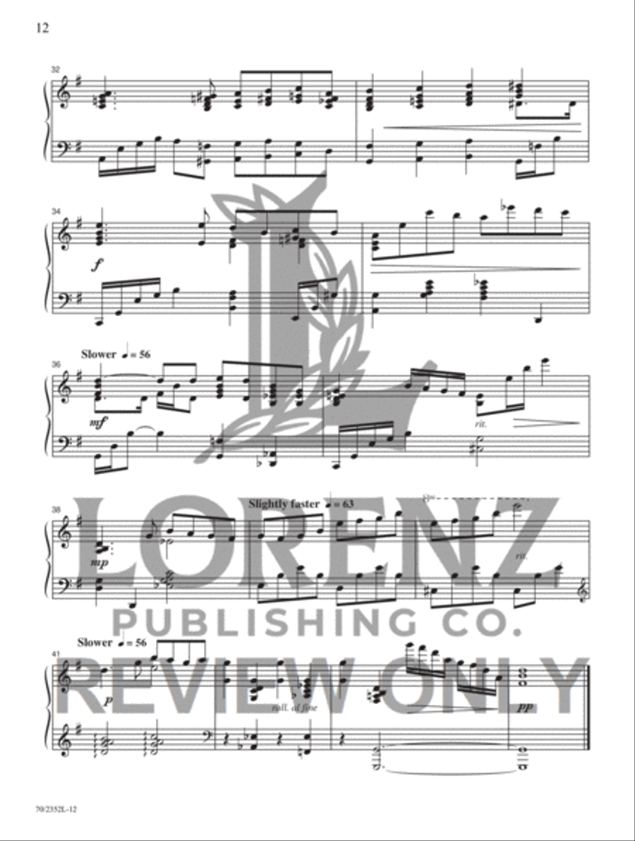 The Best of Mark Hayes for the Intermediate Pianist Piano Solo scores gallery preview page 8
