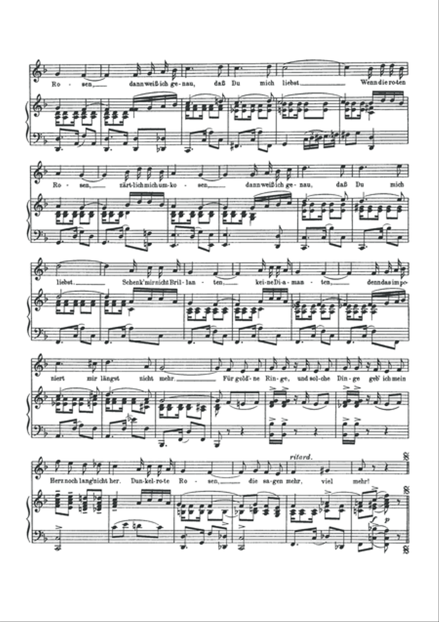 Schenk' mir rote Rosen Schenk' mir rote Rosen Voice scores gallery preview page 4