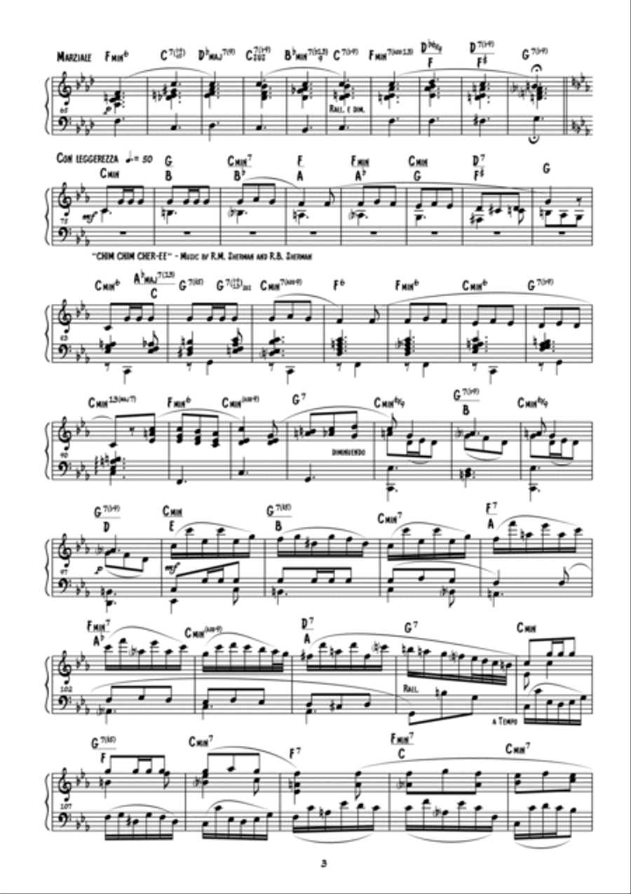 Mickey Mouse March Piano Solo scores gallery preview page 3