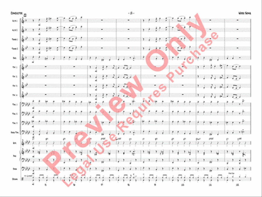 Work Song Jazz Ensemble scores gallery preview page 16