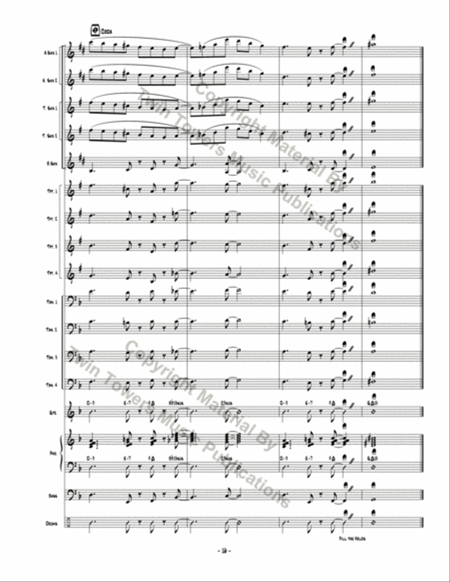 Changing Lanes Changing Lanes Jazz Ensemble scores gallery preview page 17