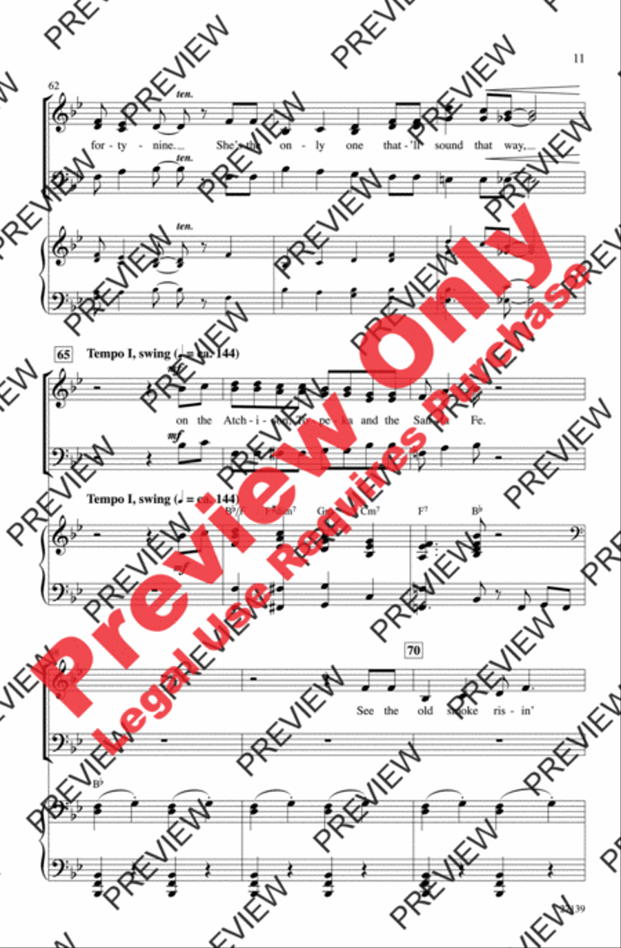 All Aboard! 3-Part scores gallery preview page 11
