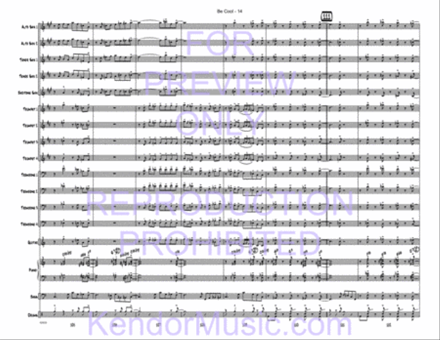 Be Cool Jazz Ensemble scores gallery preview page 16