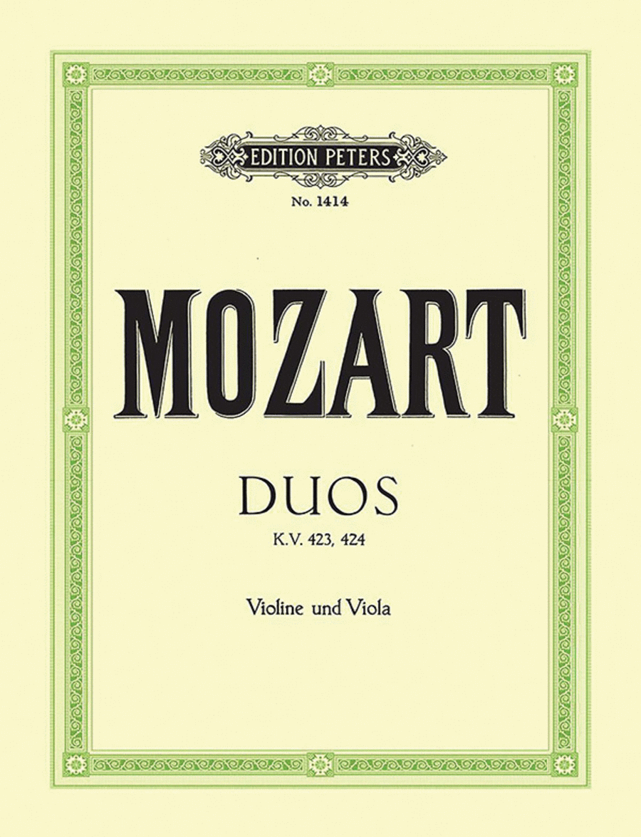 2 Duos for Violin and Viola String Duet scores gallery preview page 1
