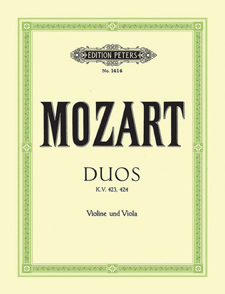 Book cover for 2 Duos for Violin and Viola