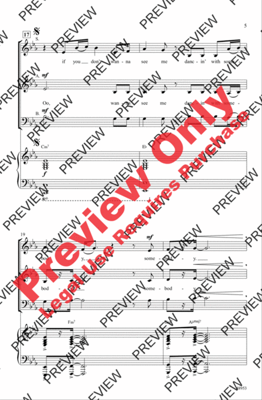 Don't Start Now 3-Part scores gallery preview page 5