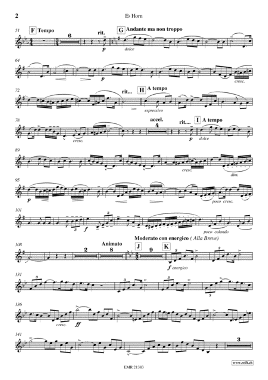 Concerto No. 5 Concerto No. 5 Horn scores gallery preview page 3