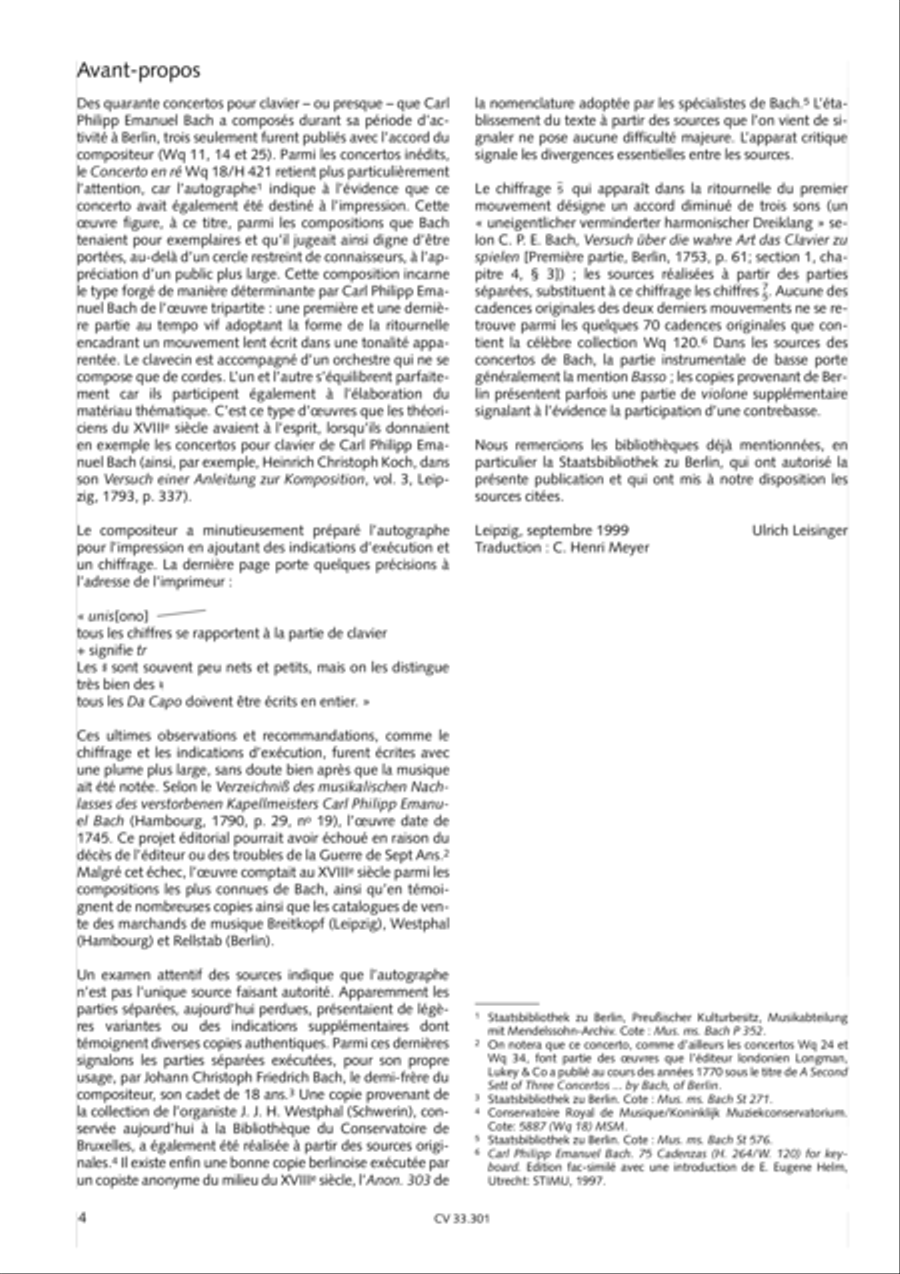 Concerto per il Cembalo in D Cello scores gallery preview page 5