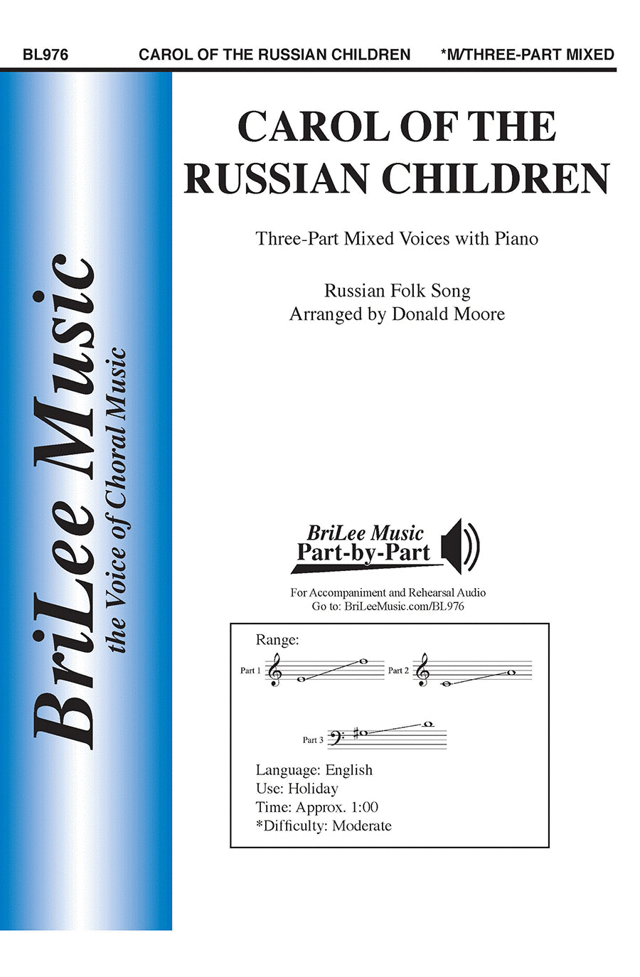 Carol of the Russian Children 3-Part scores gallery preview page 1