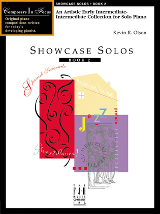 Book cover for Showcase Solos, Book 2